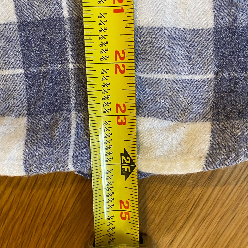 RAILS Button Down Plaid Blue Shirt size Medium Flannel - Picture 7 of 10